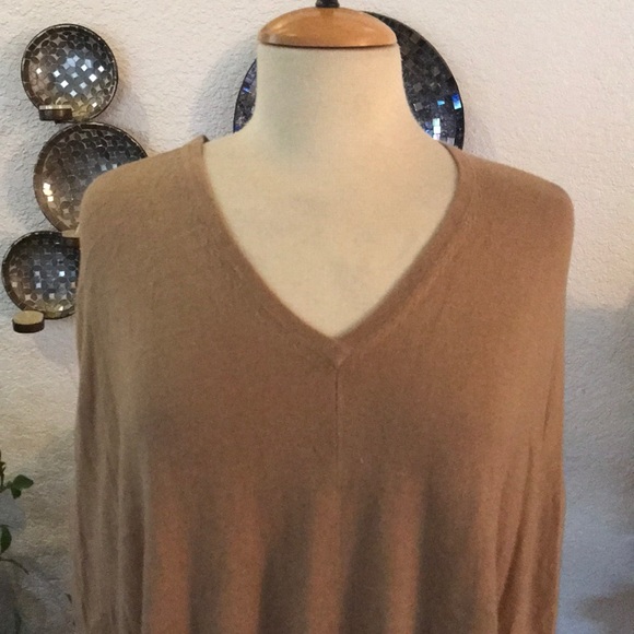 NWT Michael Kors Dark Camel poncho size PS - Picture 2 of 5